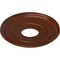 Ekena Millwork Valeriano Medallion (Canopies up to 6 1/4"), 12 1/8"OD x 3 5/8"ID x 3/4"P, Burnished Mahogany CM12VABMC - alternate 4